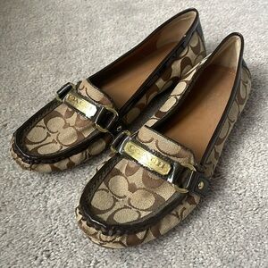 Coach Felisha loafers, worn once